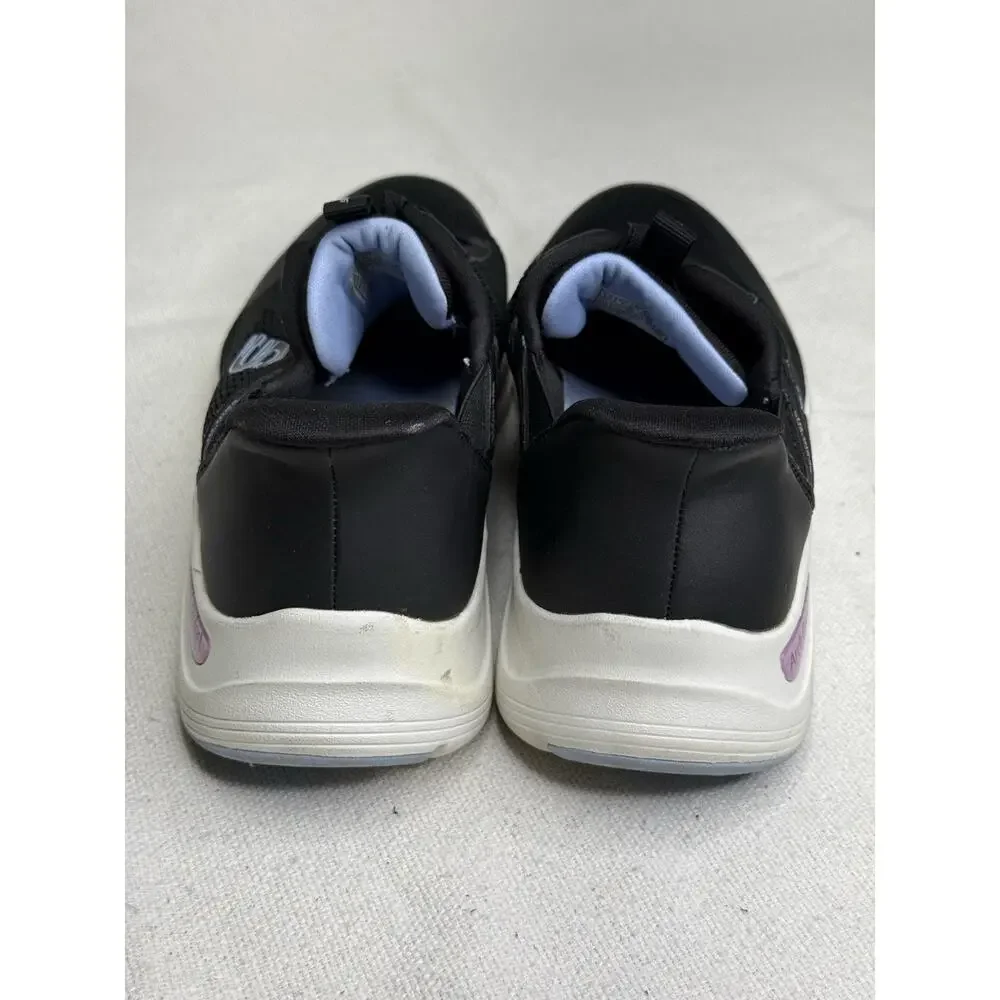 Skechers Swift Fit Arch Comfort Women's Size 10 Black Walking Shoes 179056TX